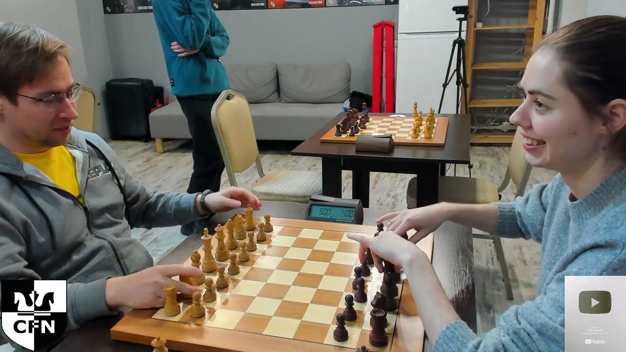 Armageddon match. Smiley (1540) vs Zhevna Y. (1908). Chess Fight Night. Blitz