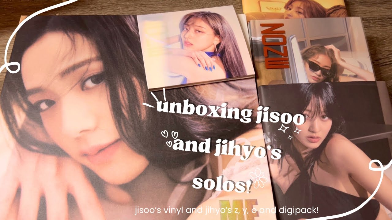 🪼 unboxing jisoo and jihyo’s solos! | unboxings #20