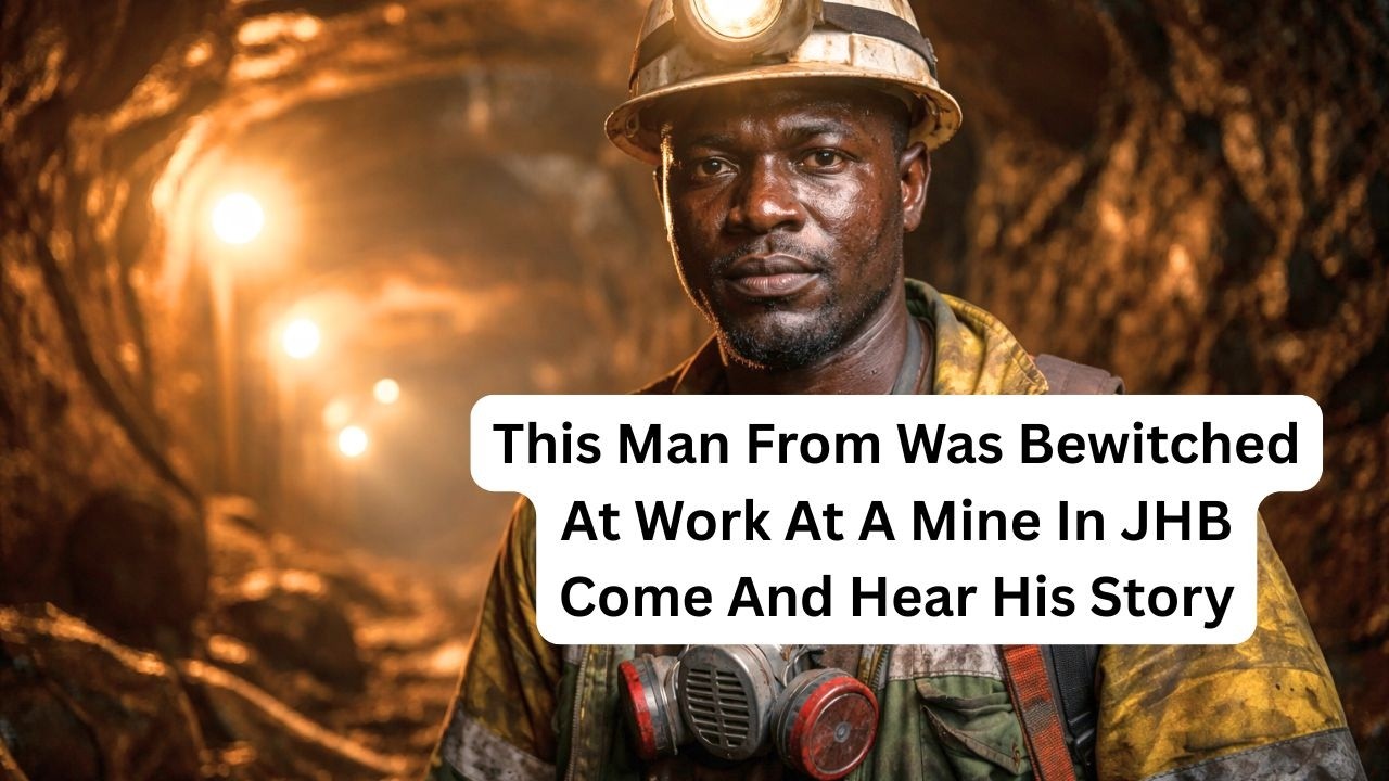This Man From Was Bewitched At Work At A Mine In JHB Come And Hear His Story
