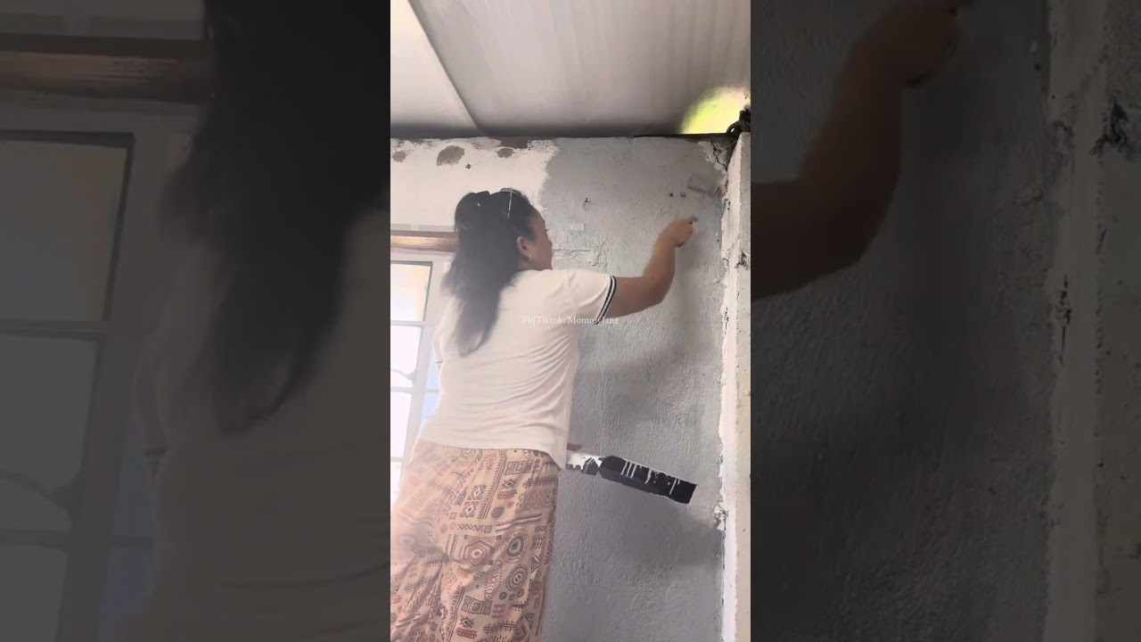 Sa wakas napalitan na yung kulay ng bahay.🥰 #repaint #homemakeover #HomeImprovement #diy #makeover