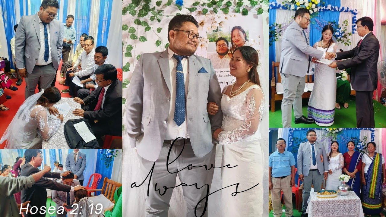 Enisha & Hiranmoy || Bru christian wedding video ||@enishareang4824