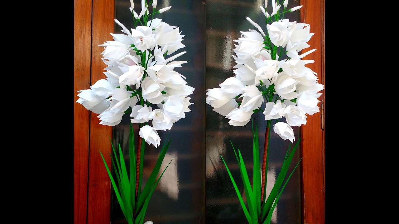 How to make Paper Flowers Yucca (flower # 106)