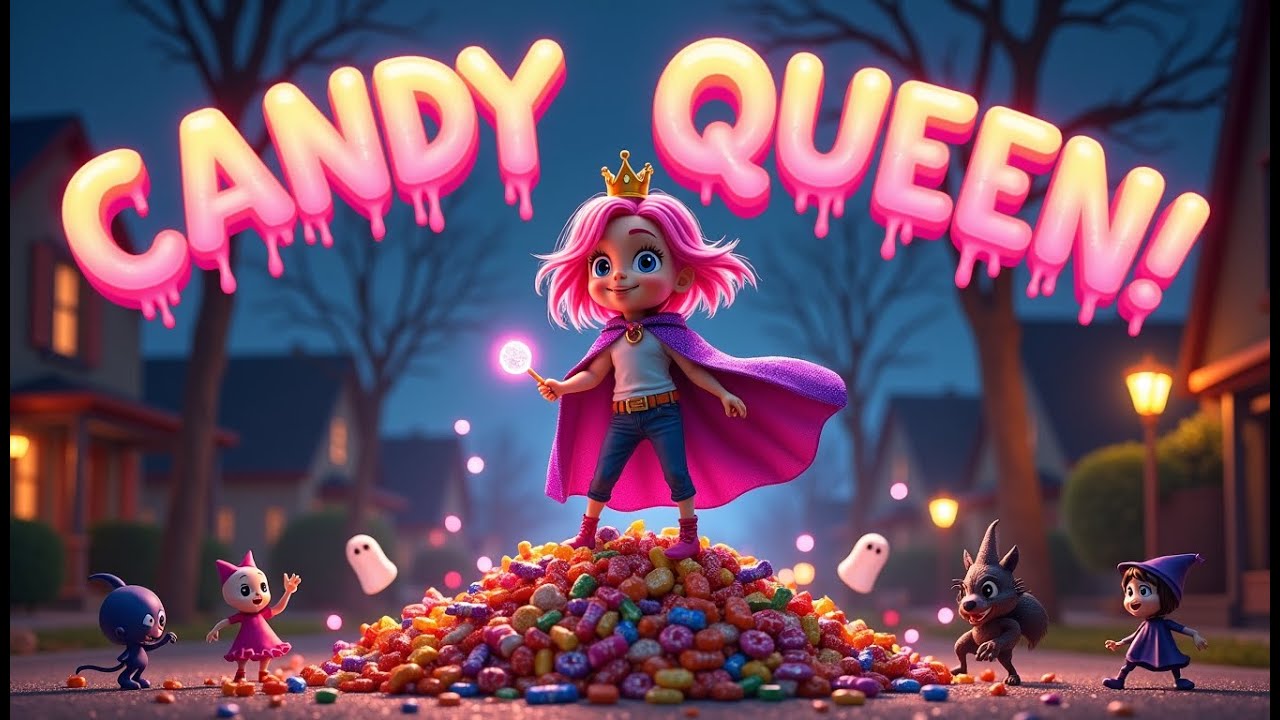 Gothic Treat Seeker: The Great Candy Caper! Animated Flipbook Halloween Story for Kids