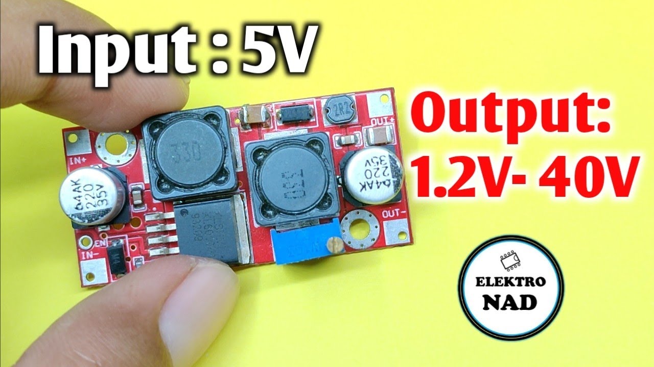 when the input voltage changes, is the output stable? try the xl6019 step up down module