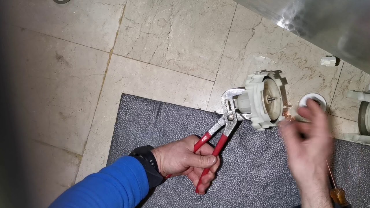 Siemens Neff Geschirrspüler Pumpe ausbauen Heizpumpe