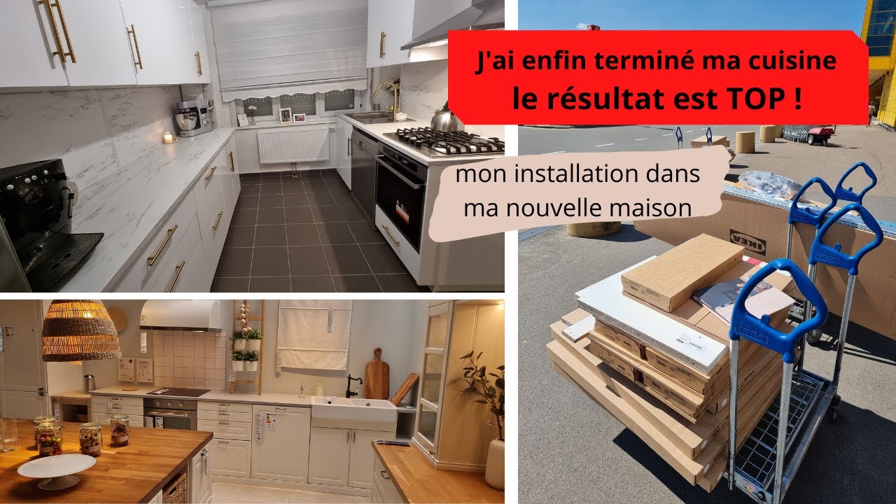 Ma nouvelle cuisine du ikea et la suite de mon installation😀