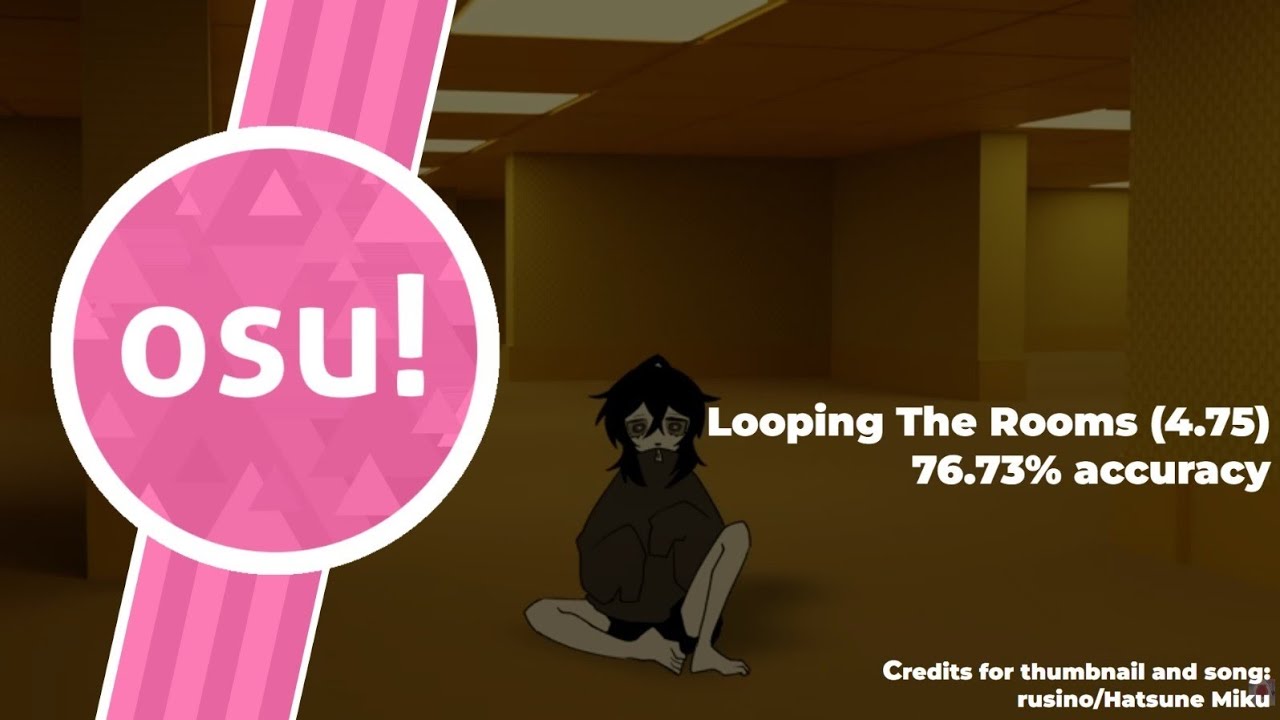 osu! | Looping The Rooms - 4.75, C rank. (Replay + Old Chart)
