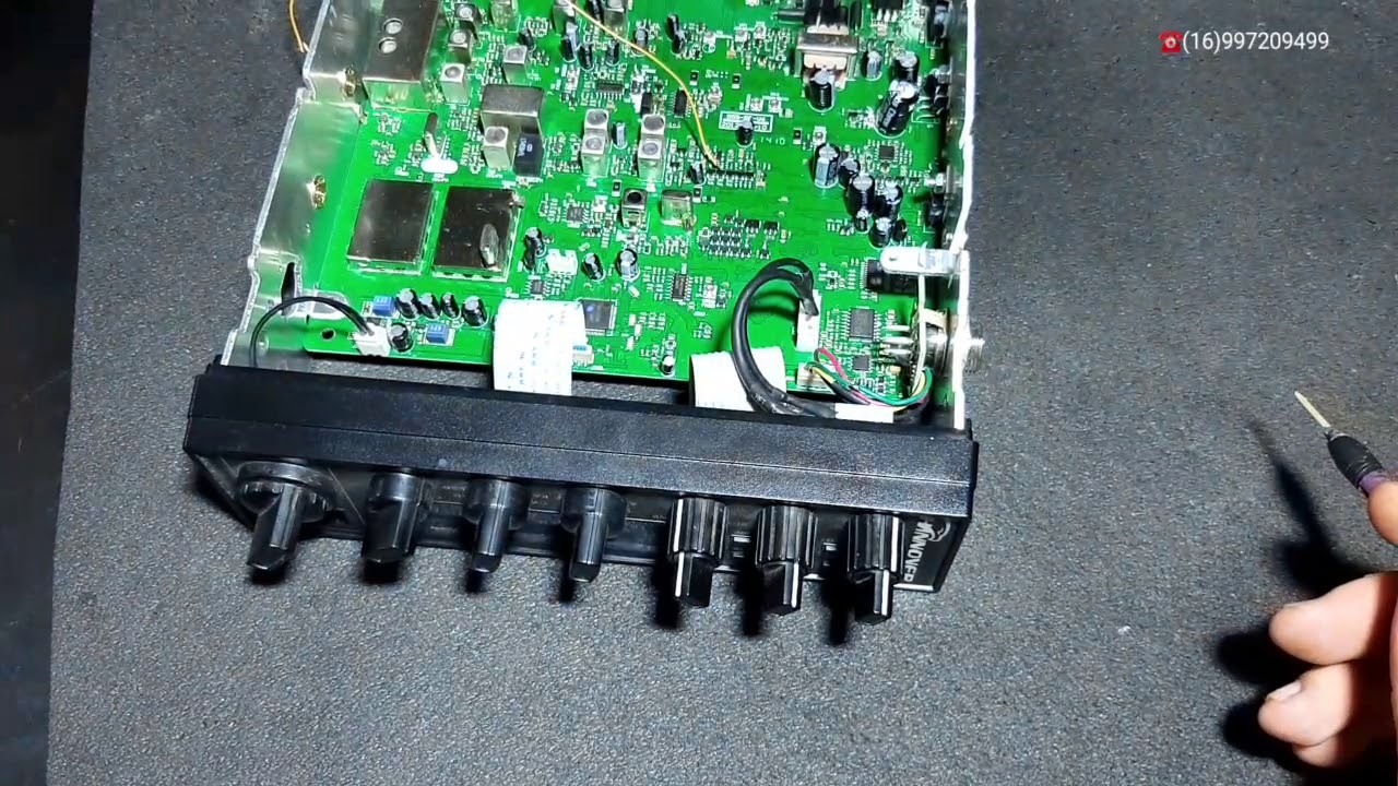 Hannover br9000 v6 sem áudio de recepção e transmissão rádio do Josenaldo  estado Bahia