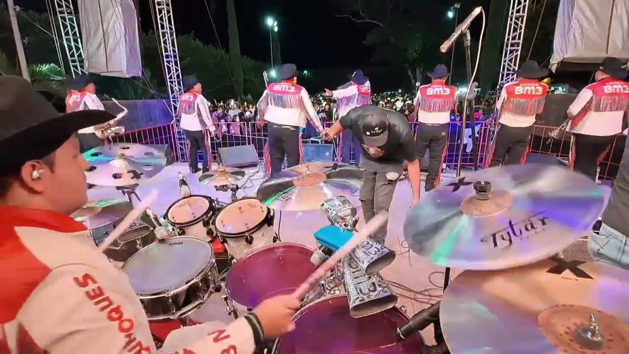 Banda BM3 Tu eterno enamorado _Si tu no estas DRUM CAM
