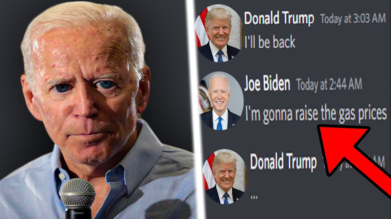 Trolling CRAZY Joe Biden On Discord!