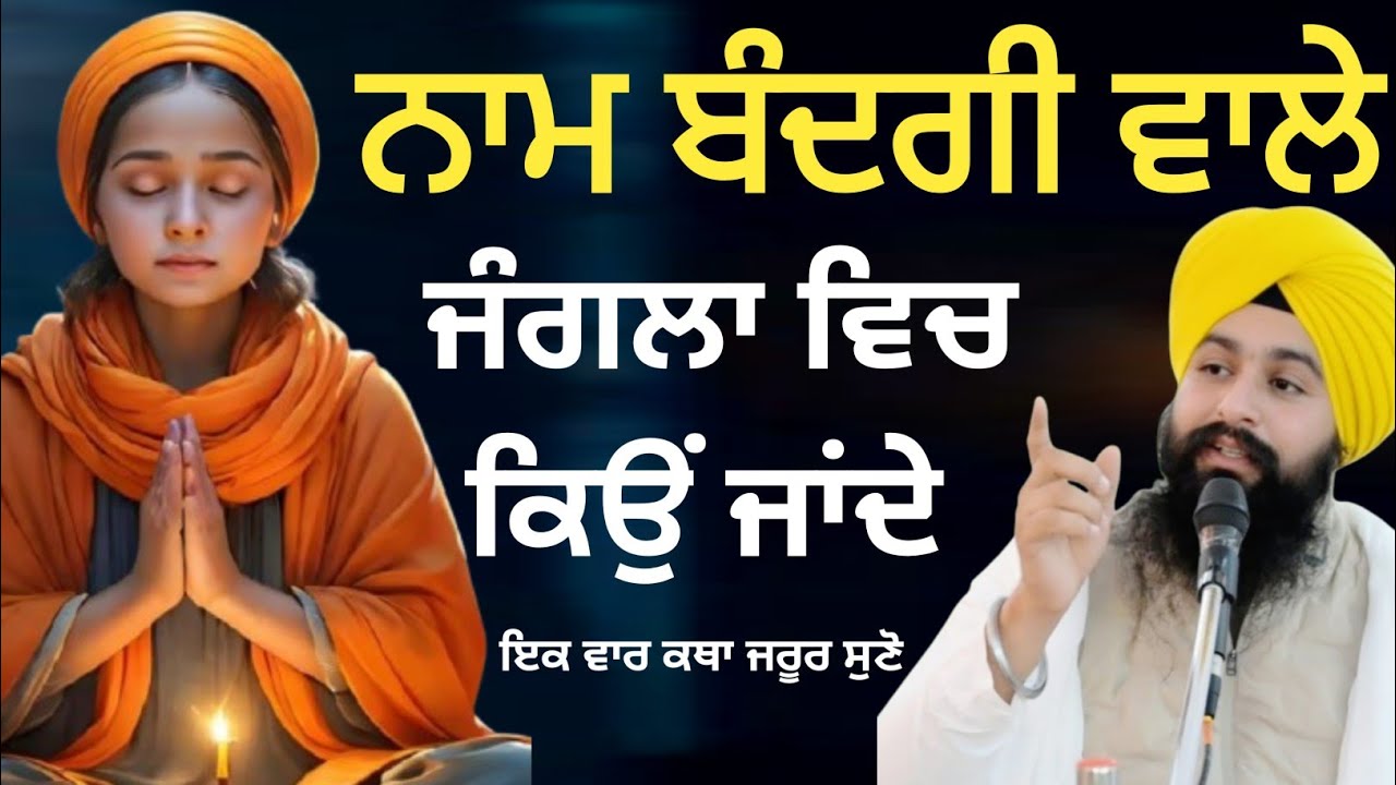 ਨਾਮ ਬੰਦਗੀ ਵਾਲੇ ਜੰਗਲਾ ਵਿਚ ਕਿਉਂ ਜਾਂਦੇ bhai Sukhdev Singh Ji Dalla 