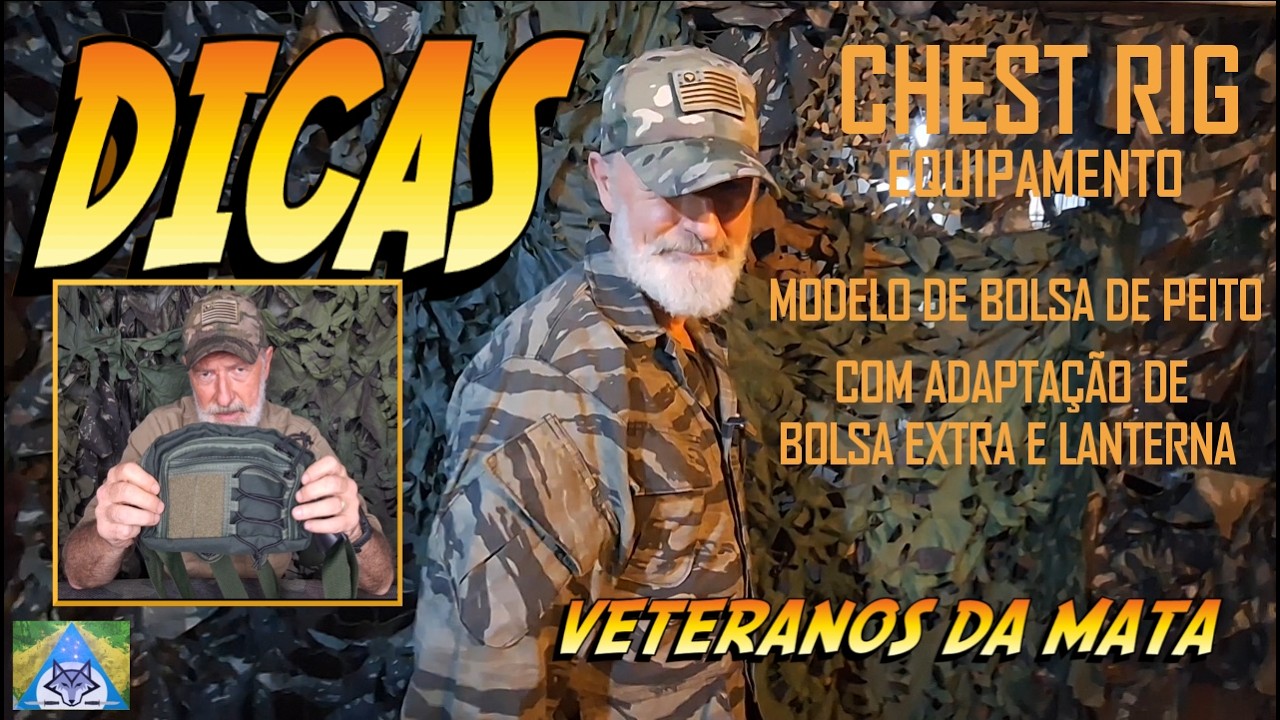 CHEST RIG (BOLSA PEITORAL) - DICAS