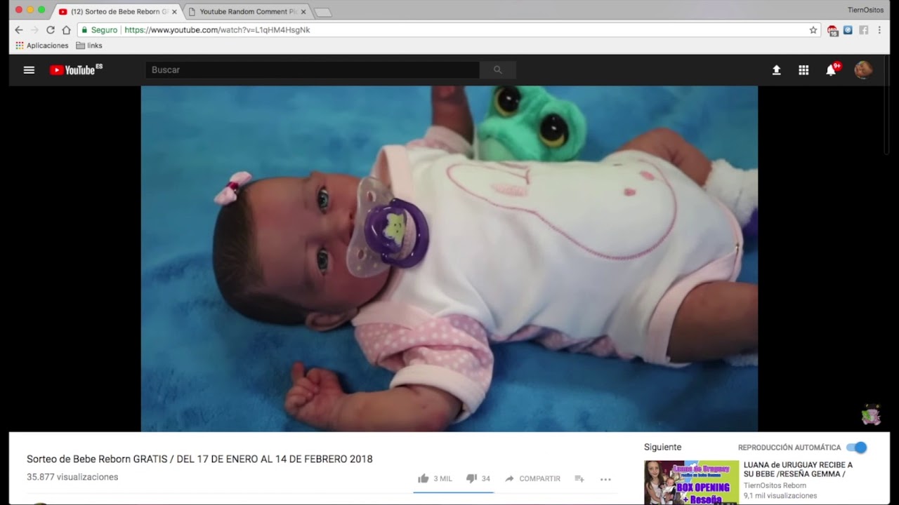 GANADOR SORTEO BEBE REBORN 50K SUSCRIPTORES