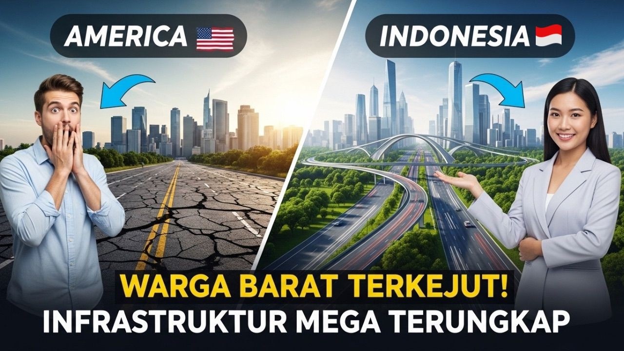 Reaksi Warga Amerika terhadap Tol Mega Indonesia | Barat Terkejut Jalan Raya RI