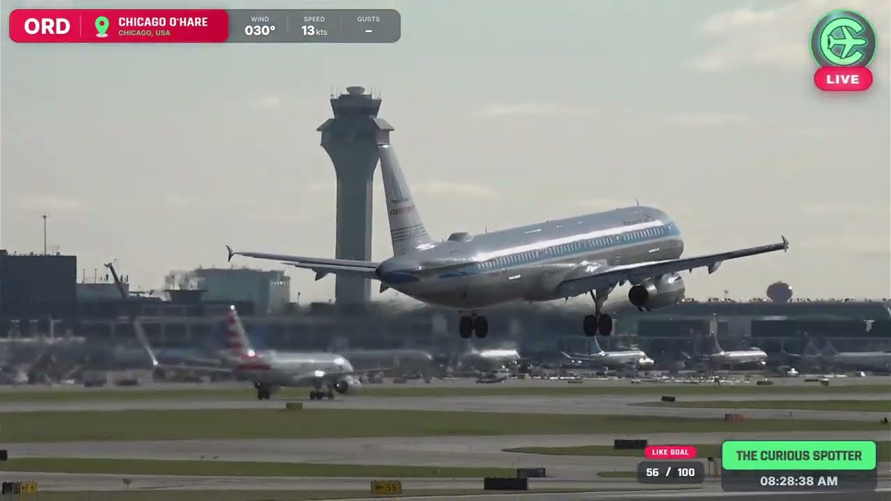 🔴 LIVE: Plane Spotting at Chicago O&rsquo;Hare Airport ✈️