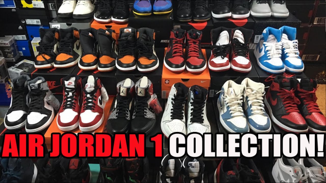 My Entire Nike Air Jordan 1 (I) Collection! (24 Pairs - Jan 2016)