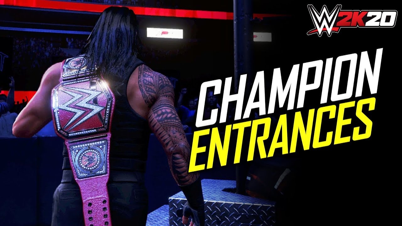 WWE 2K20 Top 10 NEW Champion Entrances (These are awesome)
