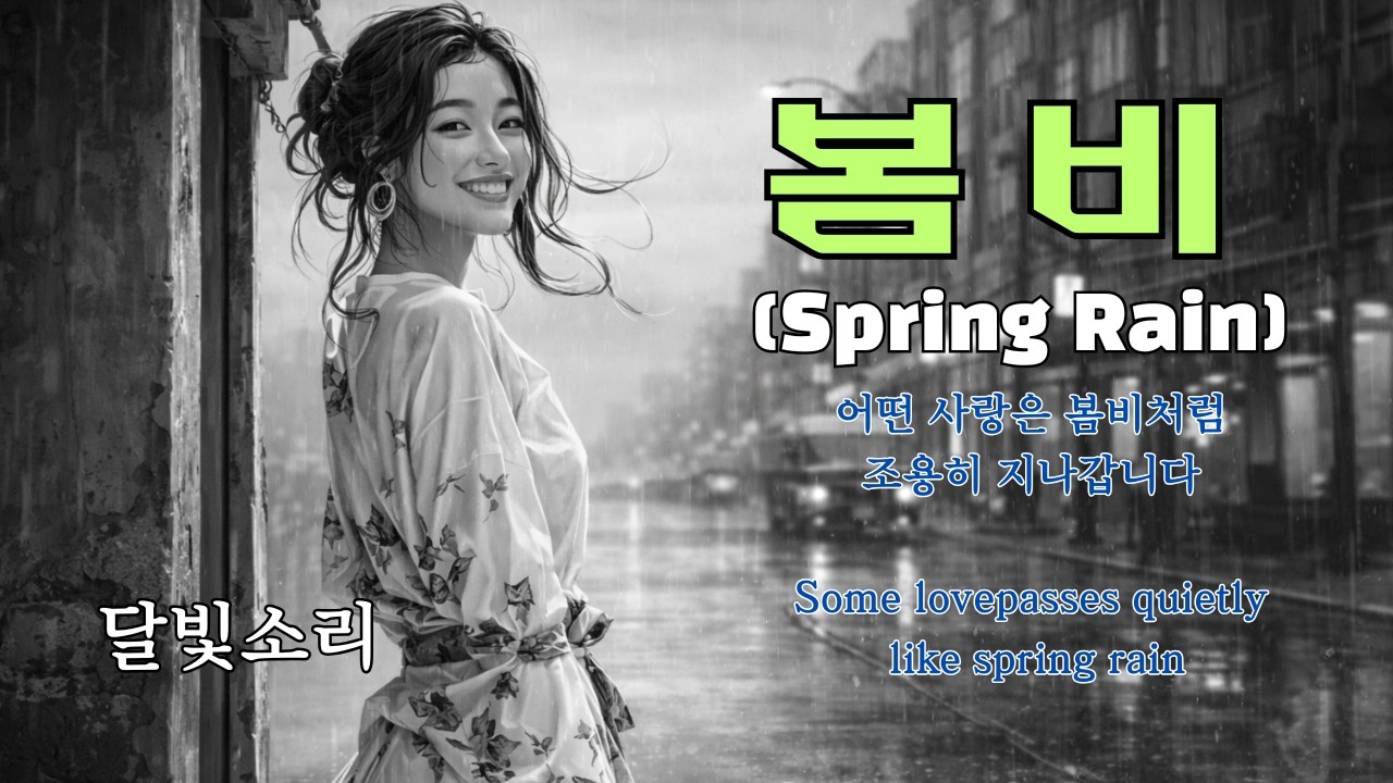 봄비 (Spring Rain) | 잔잔한 감성 발라드 | Healing K-Ballad
