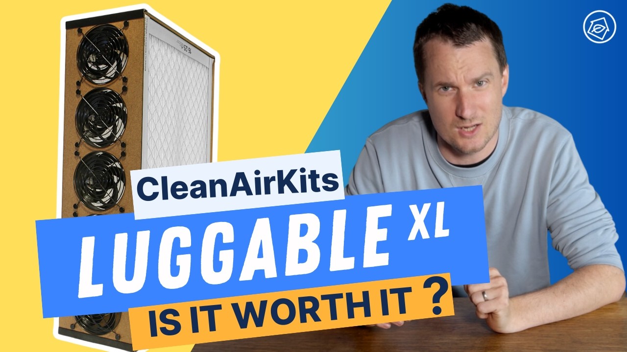 CleanAirKits Luggable XL Review - The QUIETEST Air Purifier I've Tested
