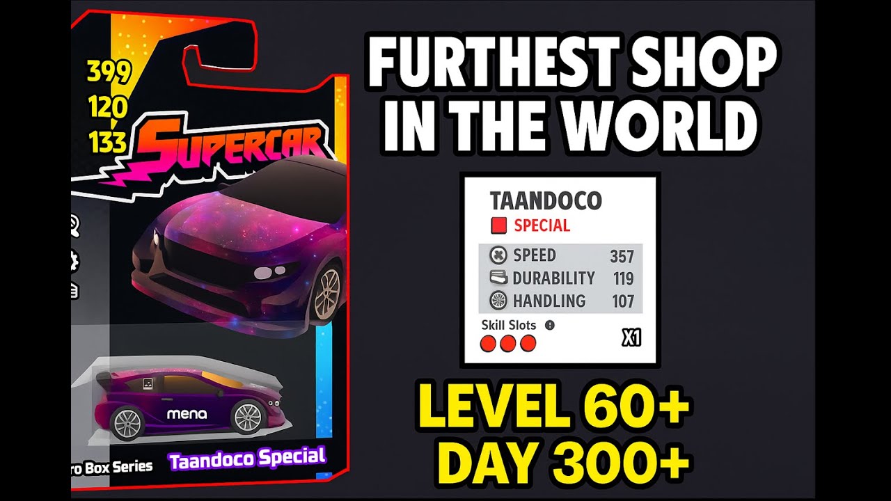 SUPERCAR COLLECTION SIMULATOR LEVEL 60 DAY 300+ (FURTHEST SHOP IN THE WORLD?!?)