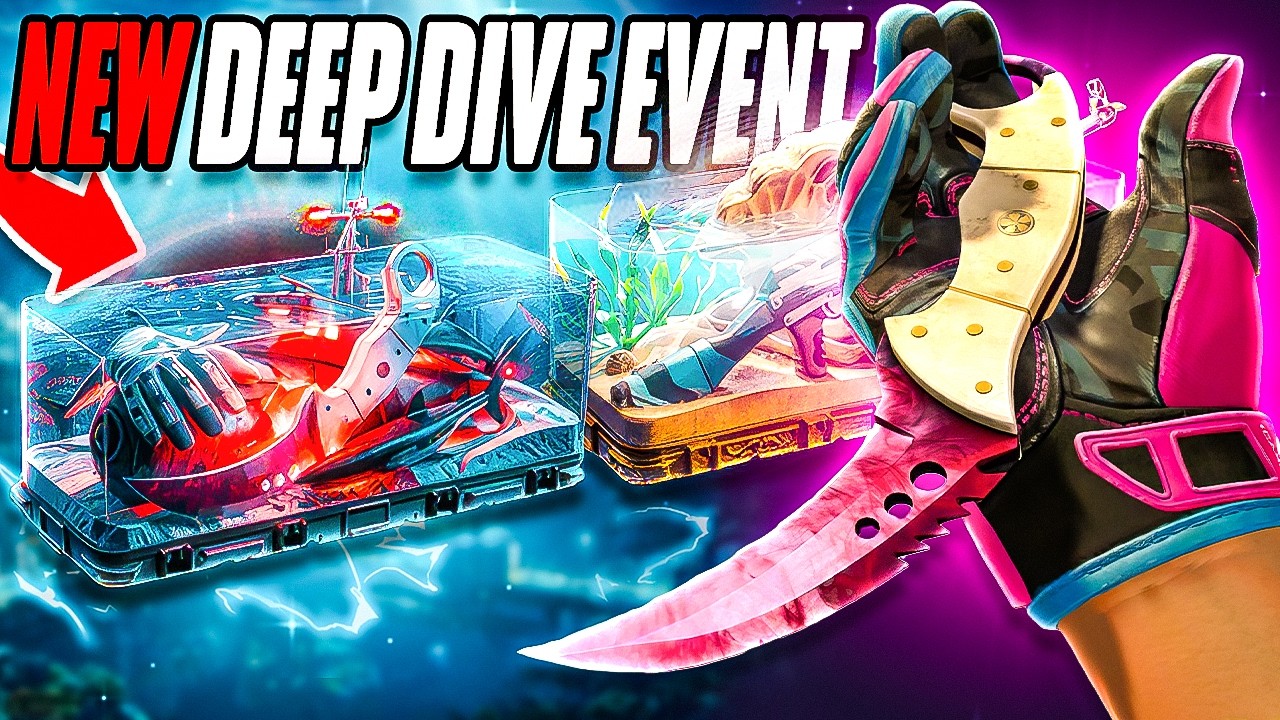 NEW DEEP DIVE EVENT CASES JUST PAID ME TALON KNIFE?! (Skinclub)