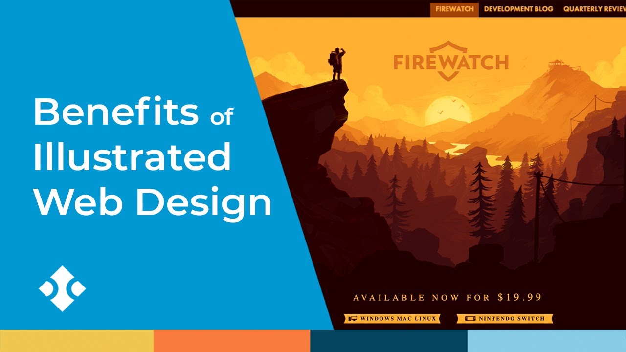 Web Design Trends - Illustrated Web Design