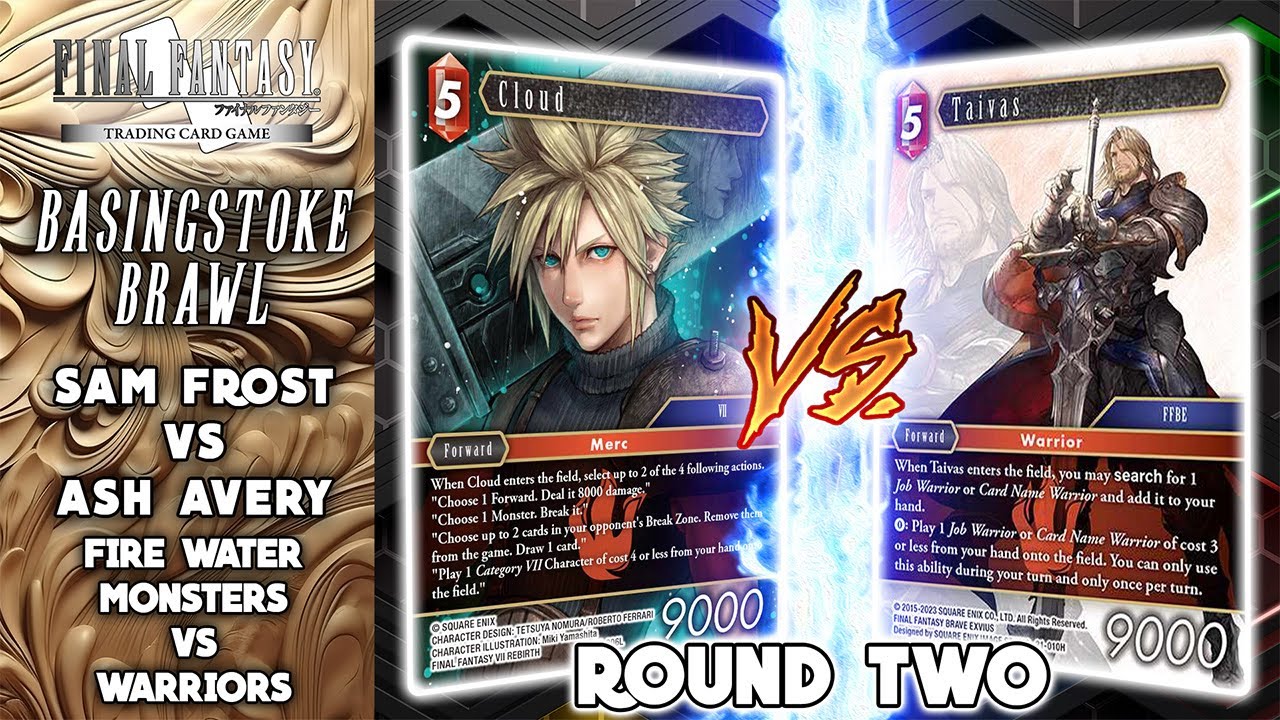 FFTCG: Basingstoke Brawl | Round 2 | Sam Frost VS Ash Avery | Opus 25