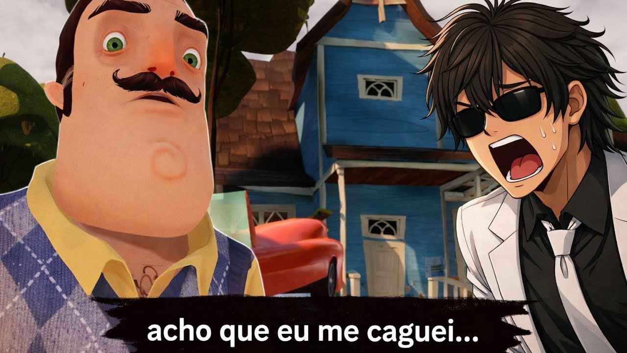 Jogando hello neighbor alpha 2