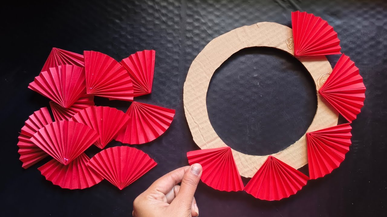 Unique Flower Wall Hanging / Quick Paper Craft For Home Decoration  Easy Wall Mate DIY Wall Decor
