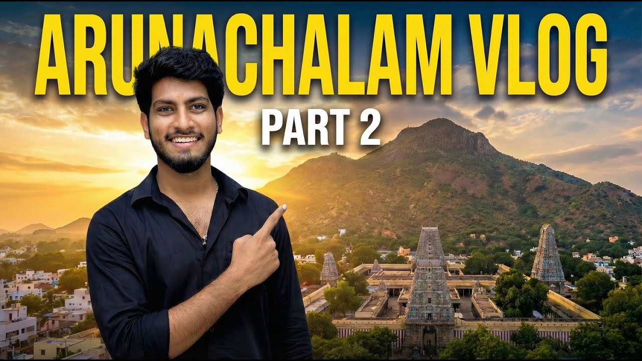 Arunachalam Giri Pradakshina! 🕉️ Exploring the BIGGEST Shiva Temple in Tamil Nadu.