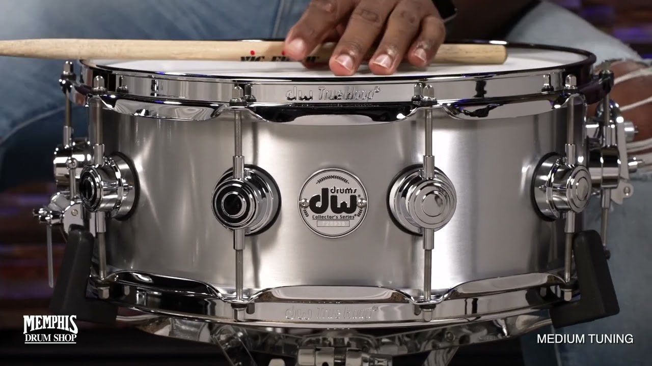 DW 14x5.5 Collector's Series 1mm Aluminum Snare Drum (DRVM5514SVC)