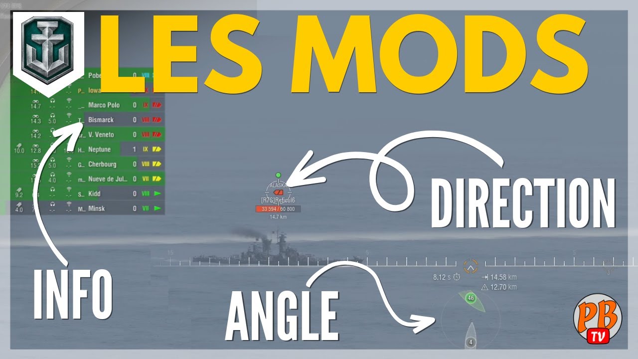 [WoWs FR] LES MODS POUR AM&Eacute;LIORER L'INTERFACE DE BATAILLE - MODSTATION -WORLD OF WARSHIPS (fran&ccedil;ais)