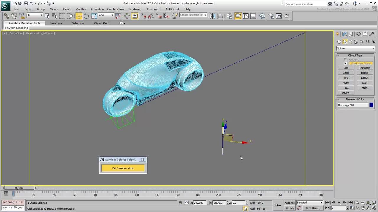 Creating Light Cycle Effects in 3ds Max - Part 4 - Light Trails