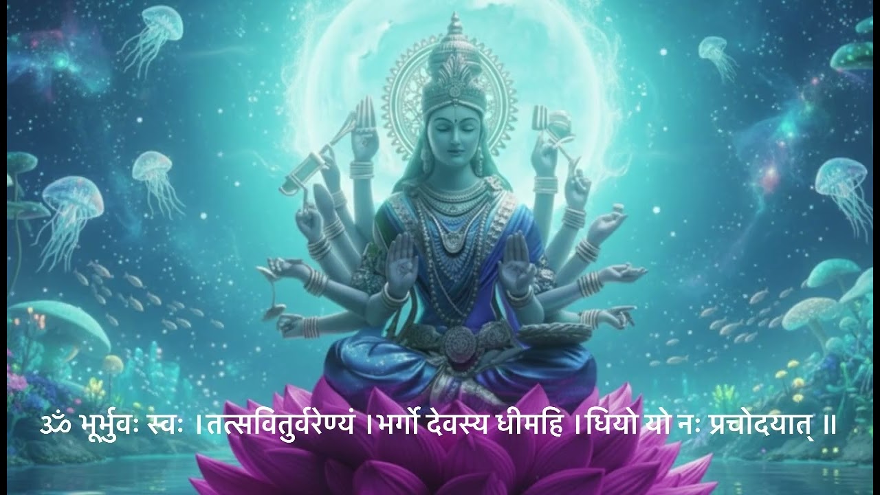 “ॐ गायत्री मंत्र जप | 108 बार | मन को शांति देने वाला ध्यान| Powerful Chant for Peace &  ✅ Energy