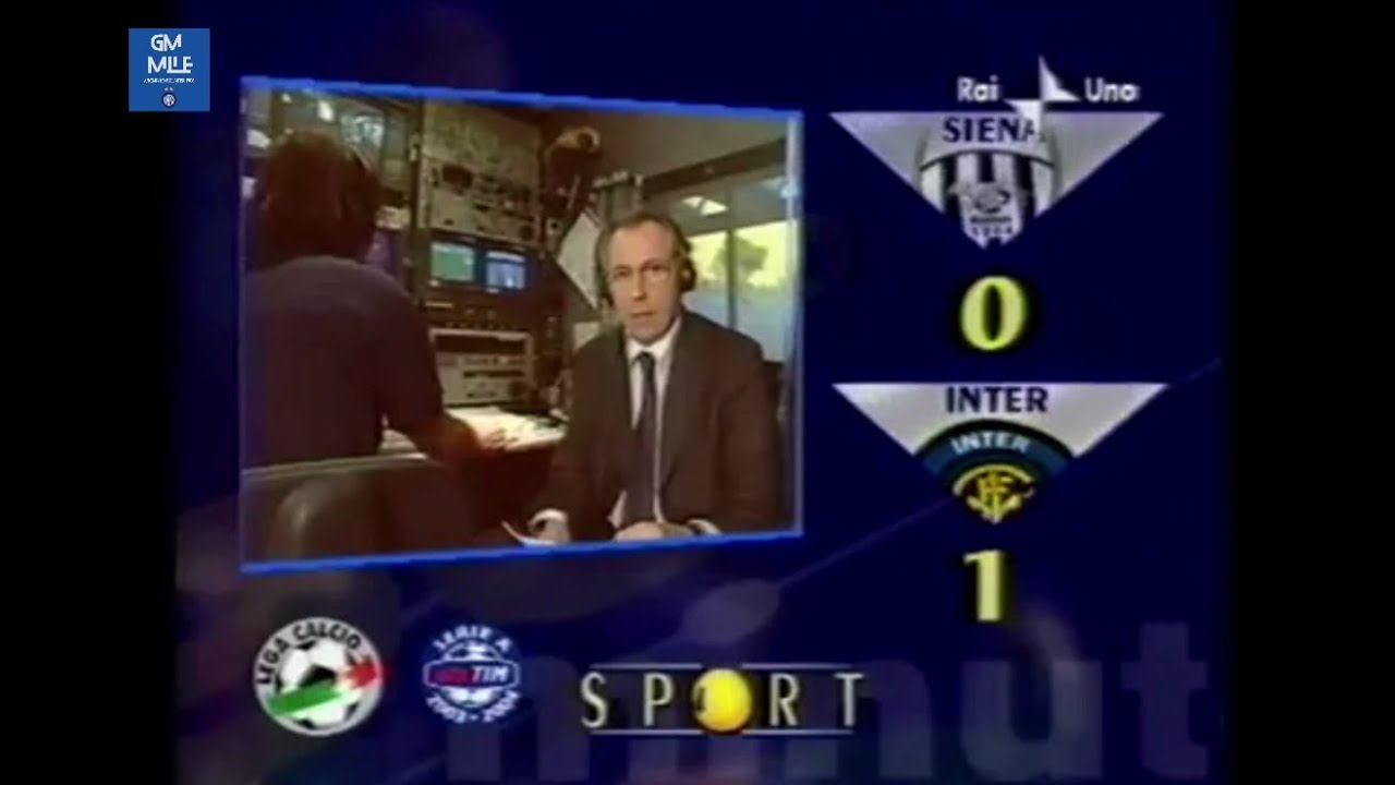 2003-04 (2^ - 14-09-2003) Siena-INTER 0-1 [Materazzi] Servizio 90°Minuto Rai1