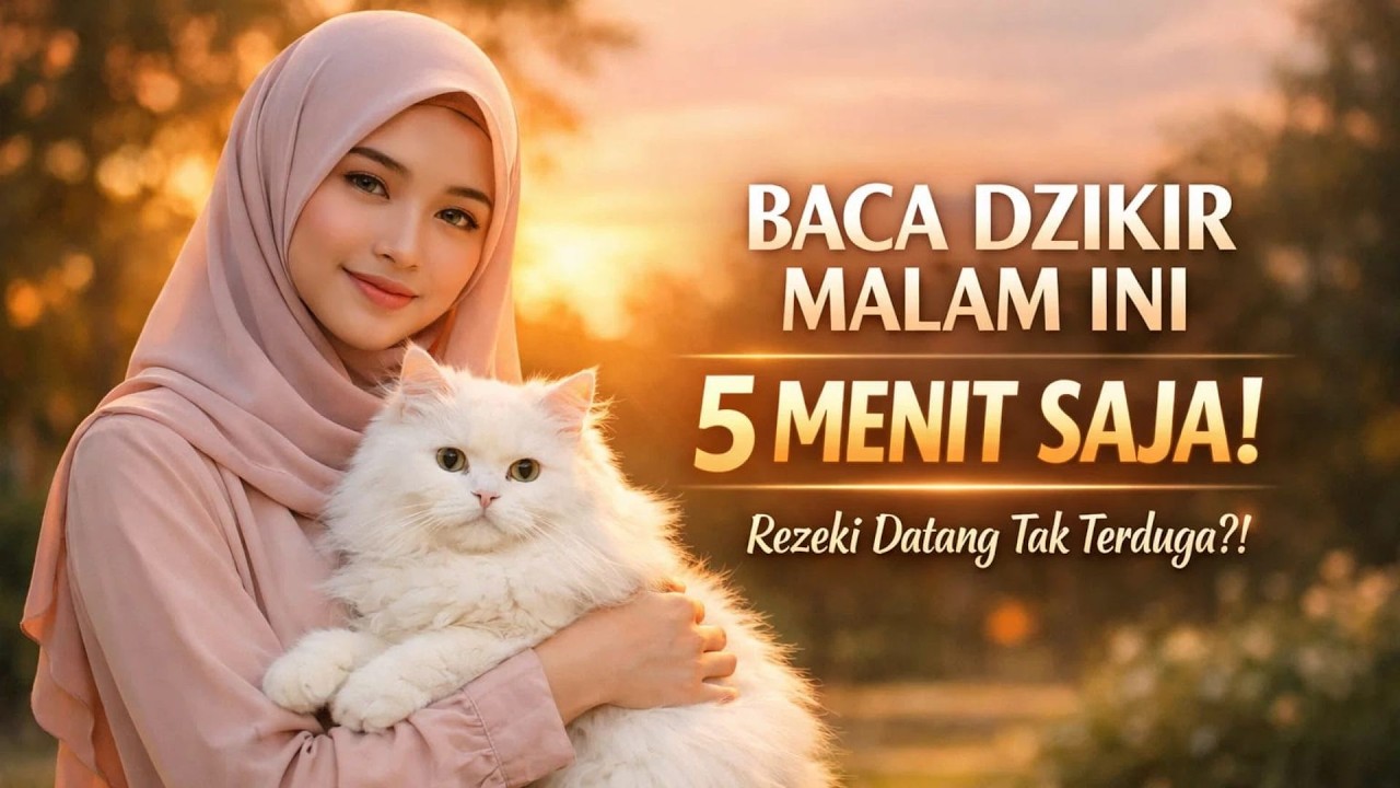 BACA DZIKIR MALAM INI 5 MENIT SAJA! Rezeki Datang Tak Terduga?!