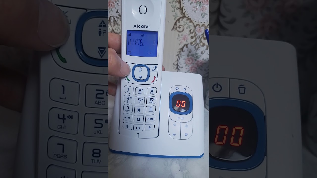 Mise en fonction d'un répondeur Alcatel F530