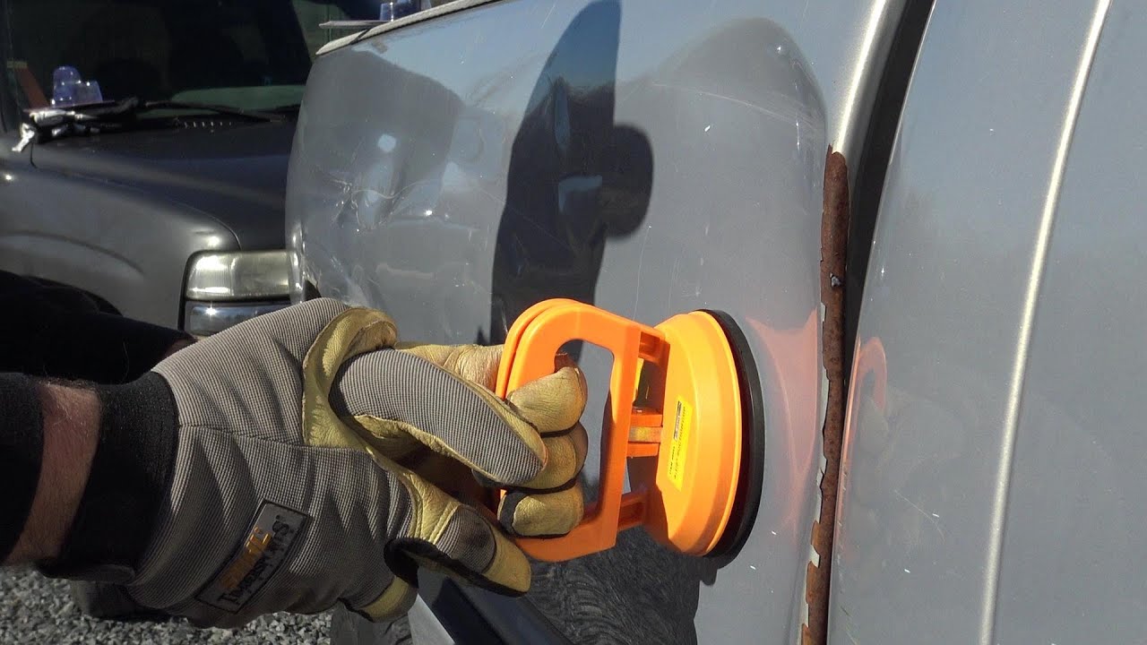 Fix a dent quick cheap and easy! TESTING THE CHEAPEST DENT PULLER ON AMAZON!!