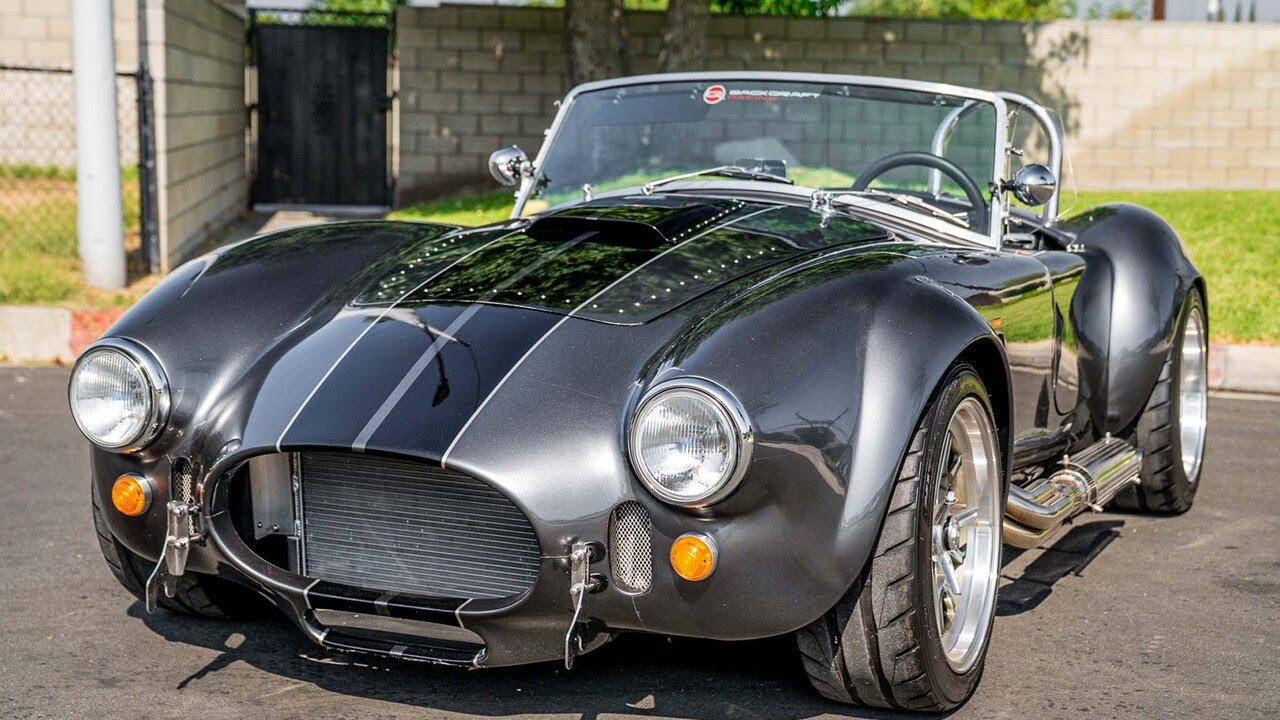 1965 Shelby Cobra Replica 5.0L Coyote V8 by Backdraft Racing Walk-around Video