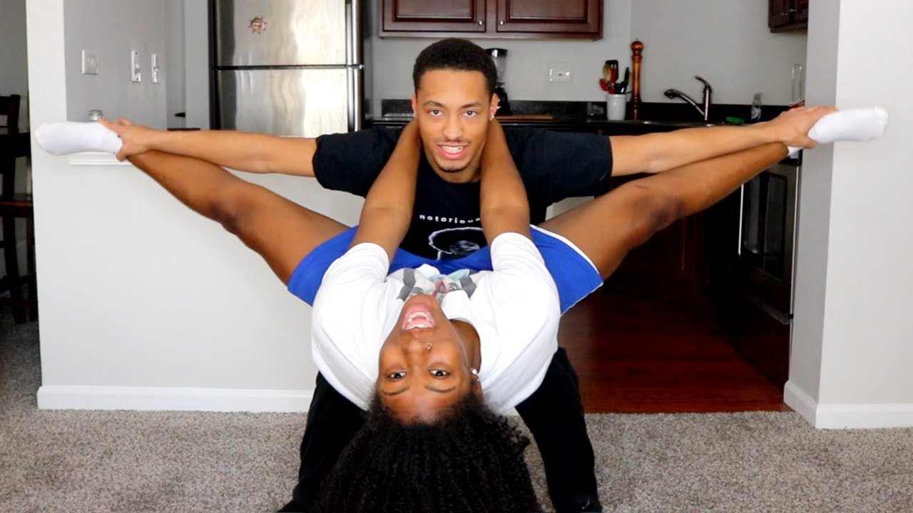 Couple's INTENSE YOGA CHALLENGE // Day 7🎄
