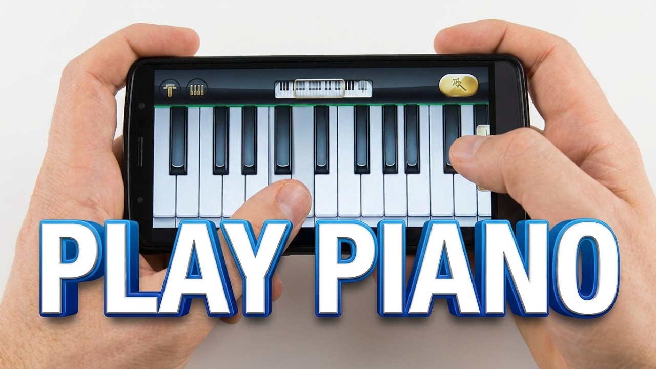 Play Piano on your Smartphone (Basic tutorial, Android)