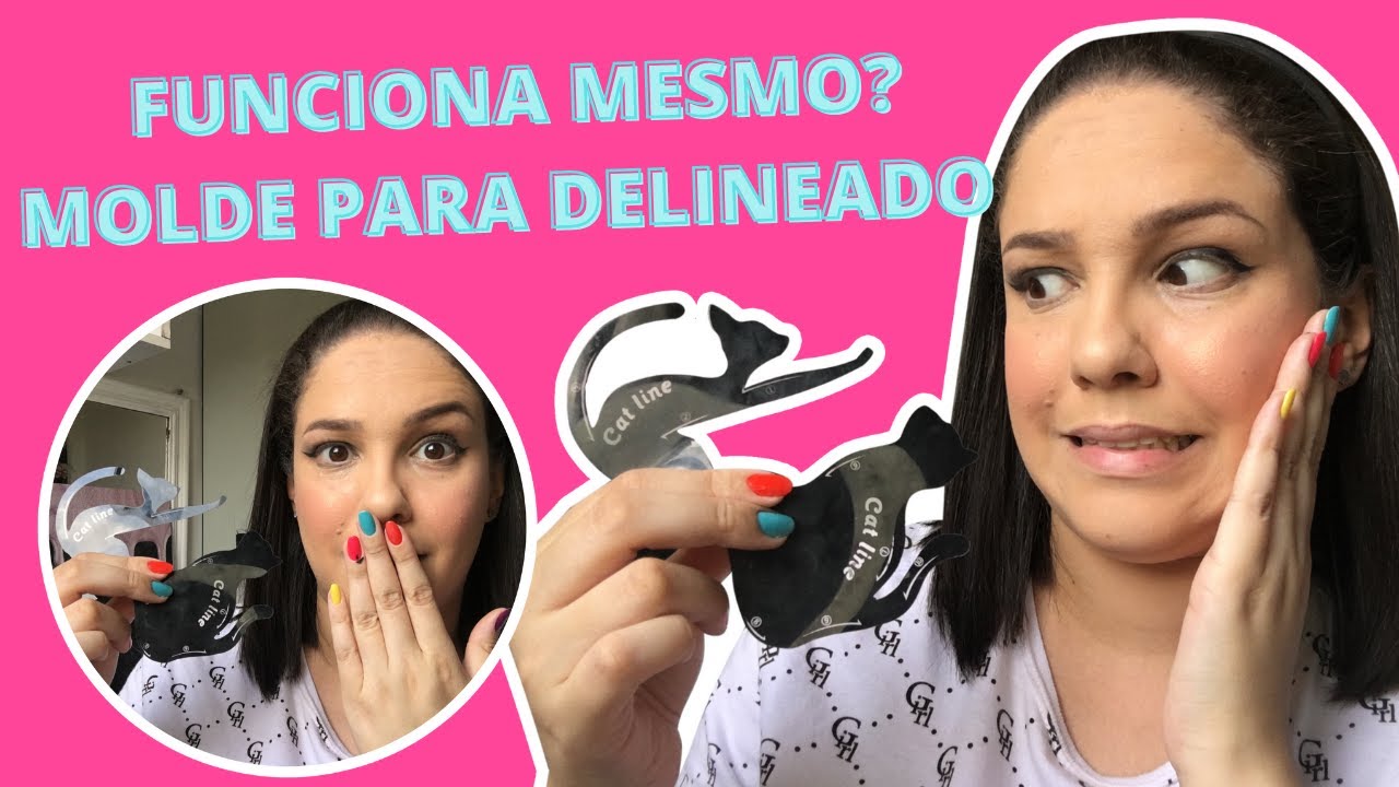 FUNCIONA MESMO? MOLDE PARA DELINEADO CAT LINE - TUDO PARA AS GURIAS
