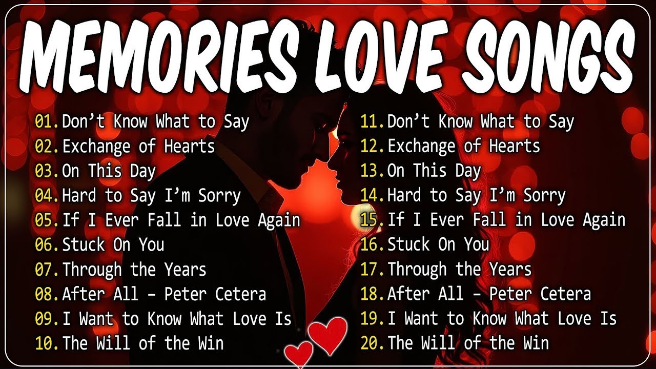Love Songs Of All Time Playlist - Greatest Relaxing Love Songs 80's 90's - Old Love Songs