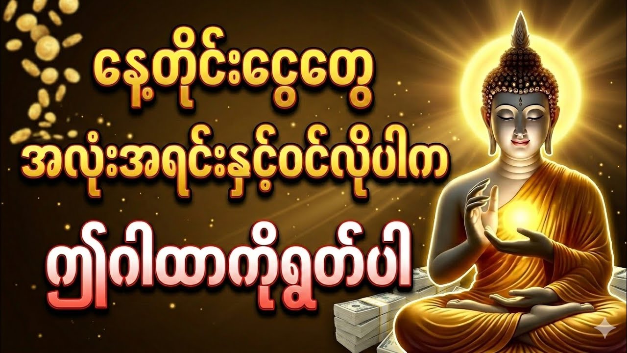 #စီးပွားဥစ္စာတိုးစေသည့် နတ်ဝှက်ထားသည့် #ဂါထာ #ငွေဝင်ကြမ်းစေတဲ့ယတြာ 