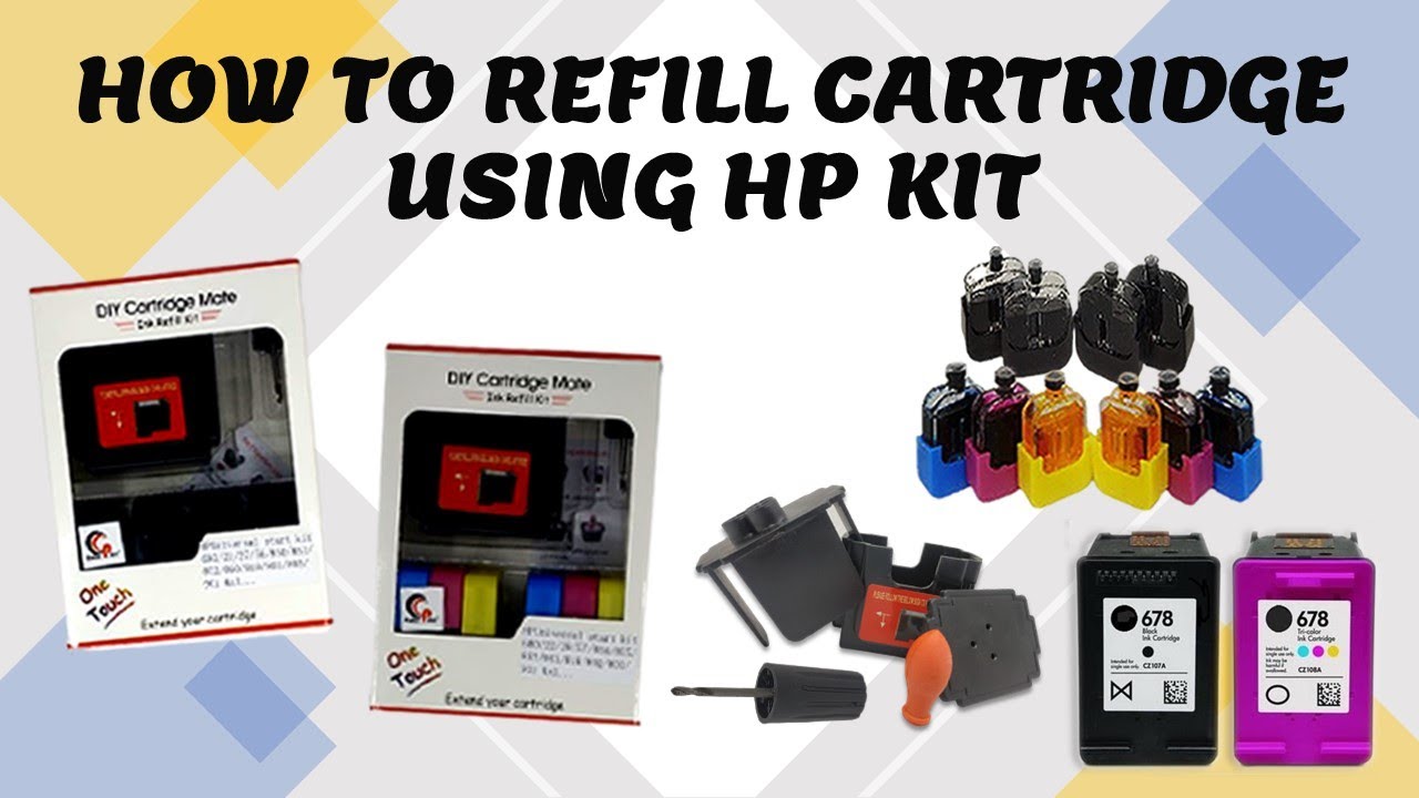 HOW TO REFILL CARTRIDGE USING HP REFILL KIT