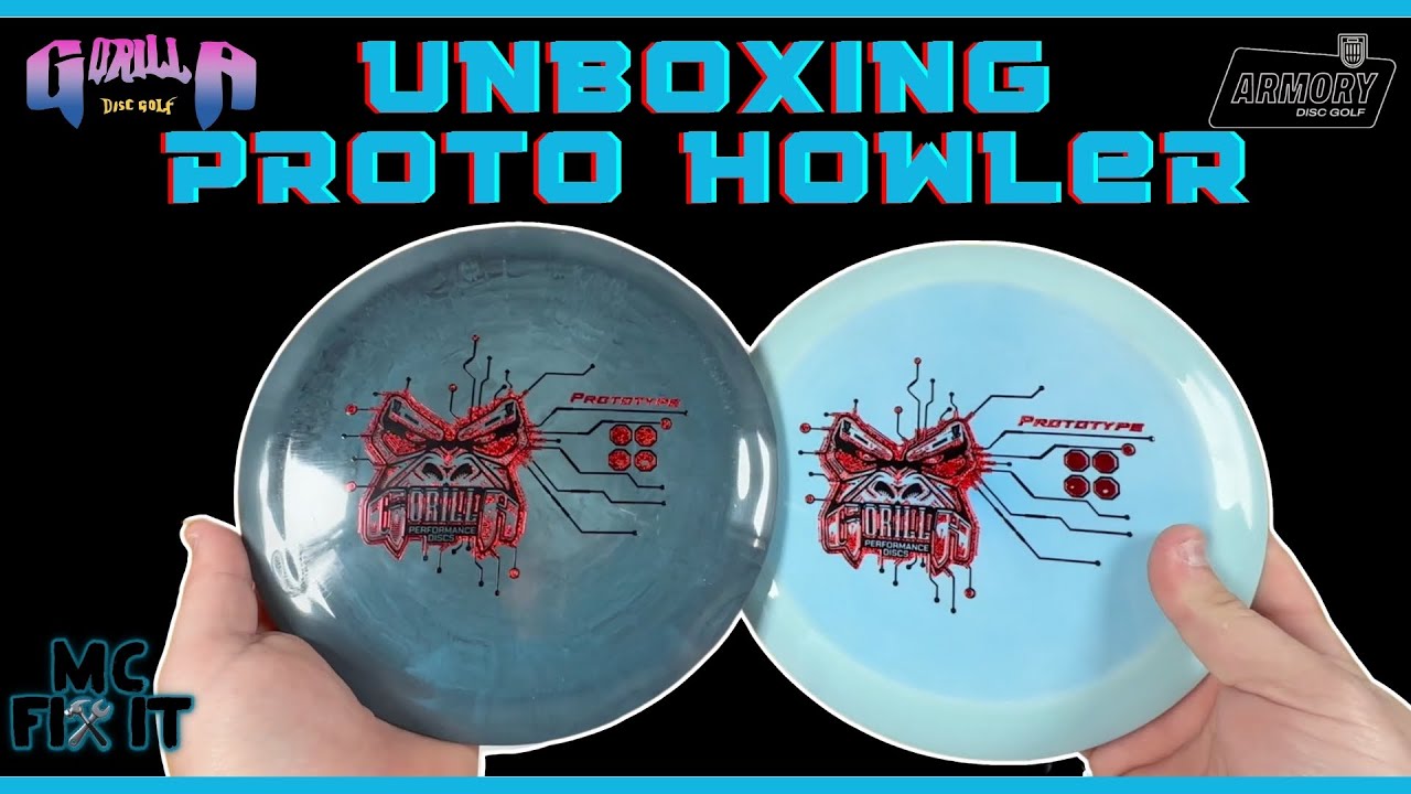 Proto Howler Disc by Gorilla Performance Discs Unboxing & First Impressions #discgolf #markconferdg