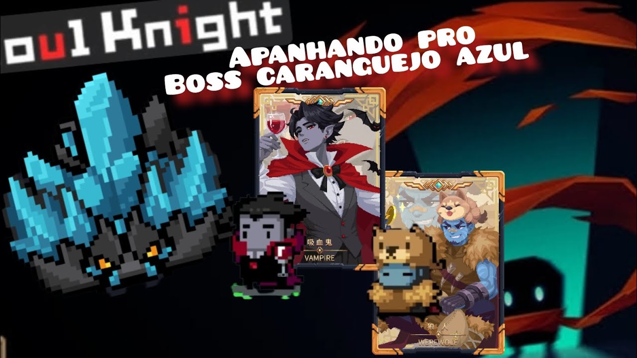 Apanhando pro boss caranguejo azul Soul knight com meu irmão 