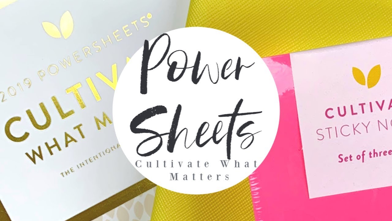 NEW Cultivate What Matters Powersheets, Stickerbook, and More Unboxing |Goal Setting |Giveaway Day 3