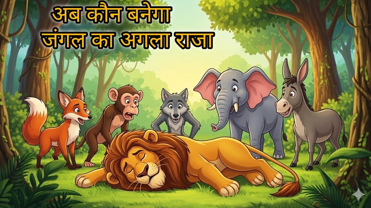 कौन बनेगा  जंगल का अगला राजा | Kaun Banega Jungle Ka Agla Raja | Animal story | cartoon | 