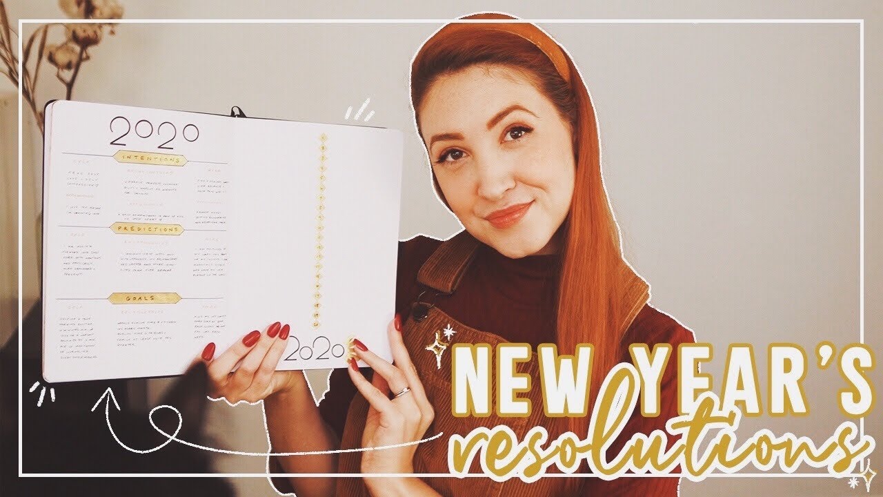 2020 Intentions, Predictions, and Goals in my Bullet Journal! ✨